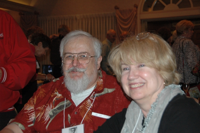 Chairman Dave and Kathy Coogan Hansen at the Friday bash
