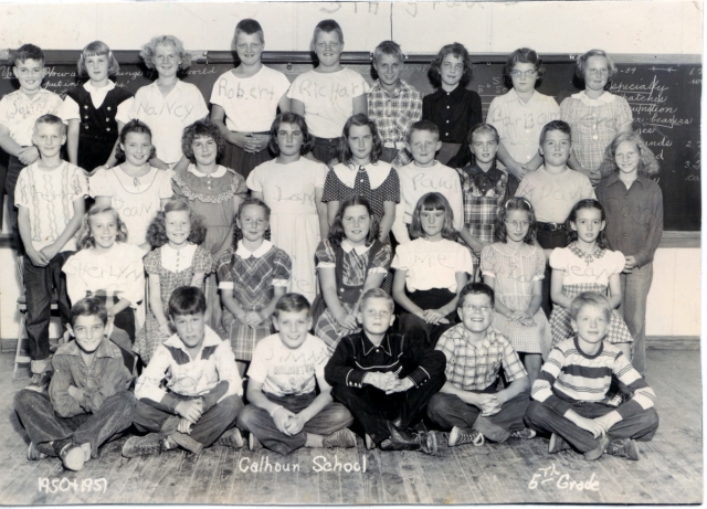 Calhoun School, 5th Grade, 1950-51
