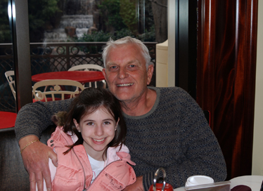 Gary Baumeister & Granddaughter Emily, Taken March 2007 in Las Vegas